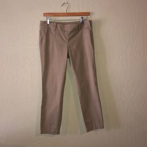 Slim Cut Khaki Pants